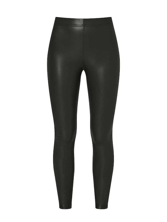 Celestino Дамски Клин От Еко Кожа С Подплата Slim Fit Черен