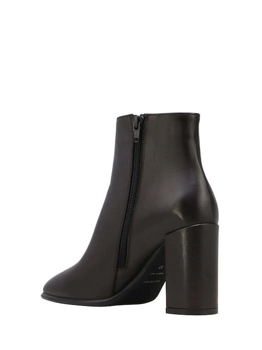 Leather Women's Ankle Boots Black