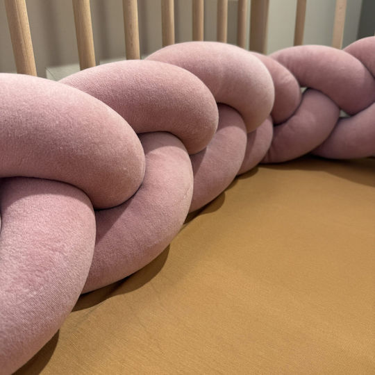 Grandes Suenos Πάντα Πλεξούδα Εσωτερική Dusty Pink 200cm
