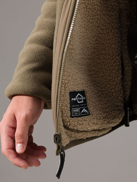 Pentagon Ianos Sherpa Hunting Jacket Fleece Black