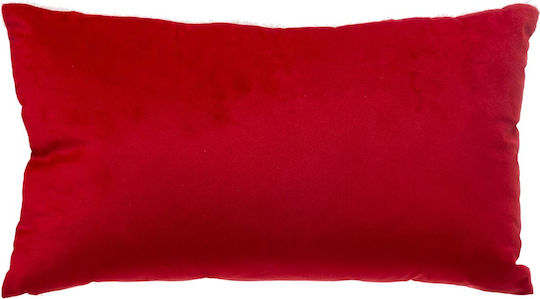 Atmosphera Letter Santa Claus Christmas Decorative Pillow Rectangular Red 50x30cm