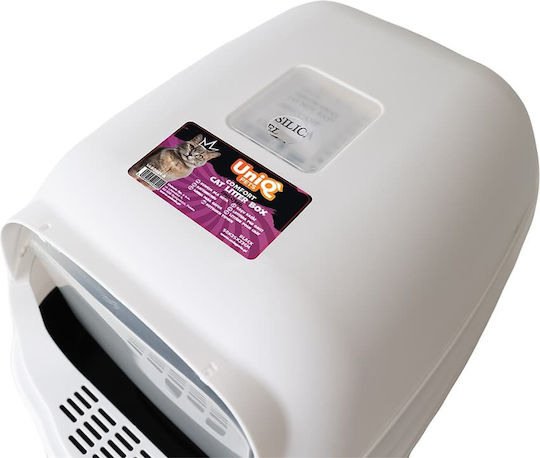 Uniq Τουαλέτα Γάτας Kittycabin Comfort Κλειστή Φτυαράκι Γκρι