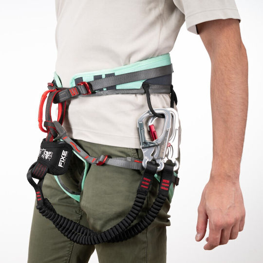 Fixe Ferratum Kettenloser Lanyard Imanatas Αυτασφαλισης Schwarz