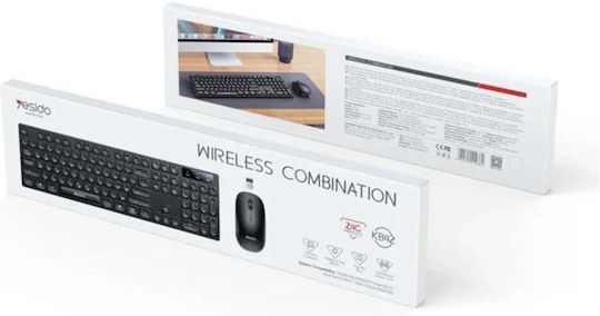 Yesido KB42 Wireless Keyboard & Mouse Set English US
