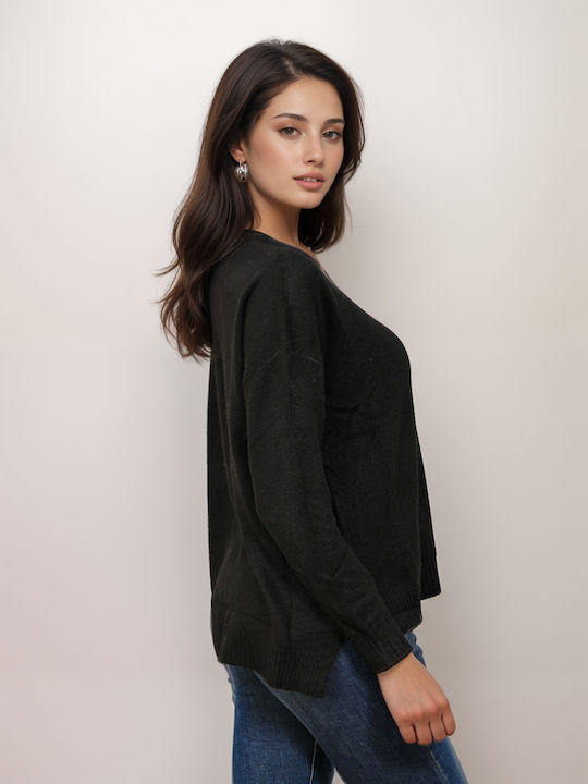 Damen Pullover Black