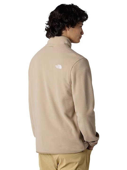 Glacier Ανδρική Ζακέτα Fleece Μπεζ