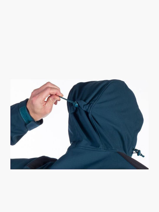 Winter Jacket Softshell Waterproof and Windproof Ink Blue