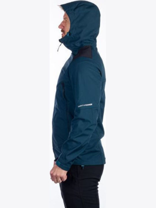 Winter Jacket Softshell Waterproof and Windproof Ink Blue