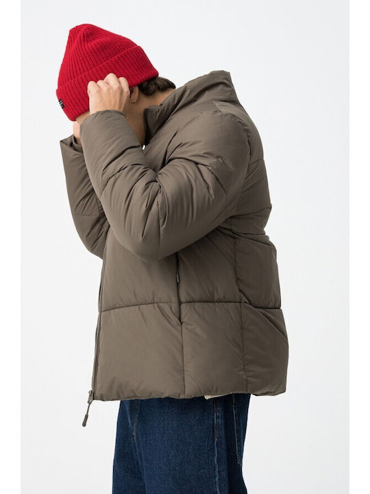 Jacket Puffer Brown