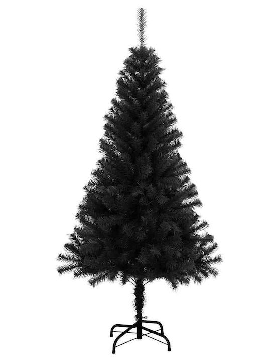 Weihnachtsbaum Basis 120cm mit LED-Beleuchtung Schwarz