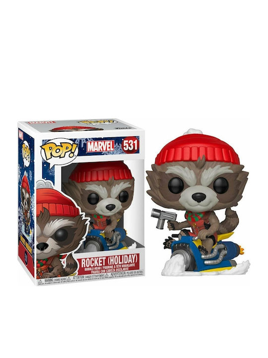 Funko Pop! Marvel - Rocket (Holiday) 531 Bobble-Head
