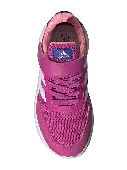 Nebzed Lifestyle Running Elastic Παιδικά Sneakers με Σκρατς Φούξια