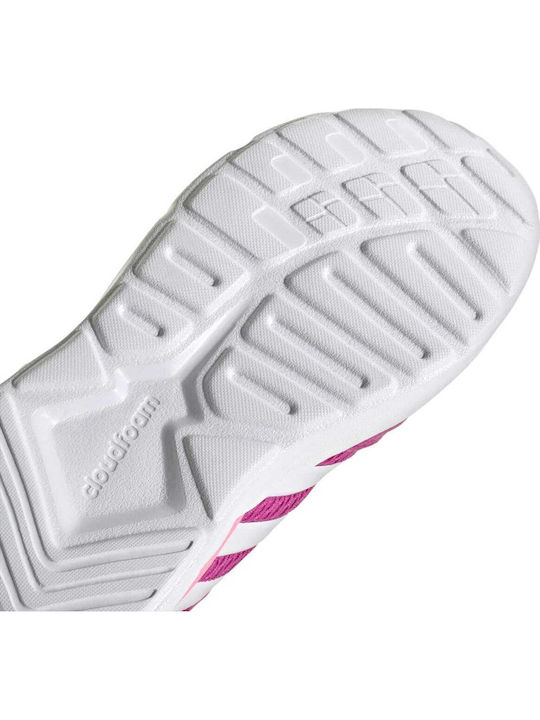 Nebzed Lifestyle Running Elastic Παιδικά Sneakers με Σκρατς Φούξια