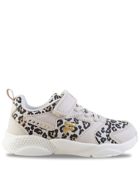 Kids Sneakers with Scratch White