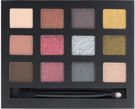 W7 Cosmetics Eyeshadow Палитра със Сенки за Очи в Кремообразна Форма Metal Splash 9.6гр
