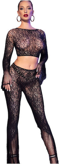 Chilirose Seturi de lenjerie sexy Negru CR-4648