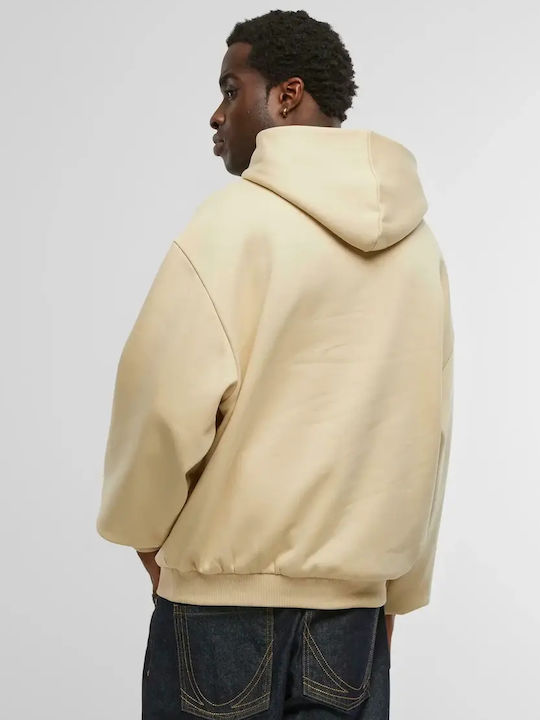 Φούτερ με Κουκούλα Beige