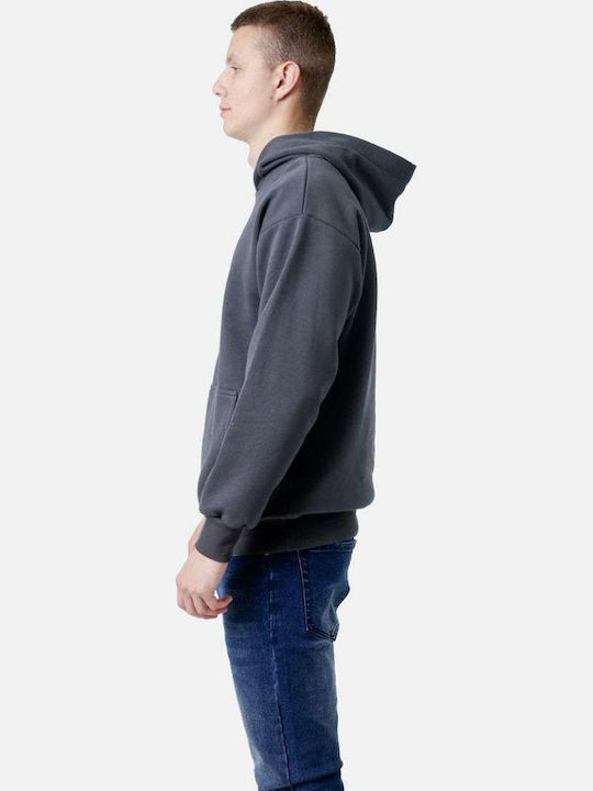 Sweatshirt with Hood Charcoal