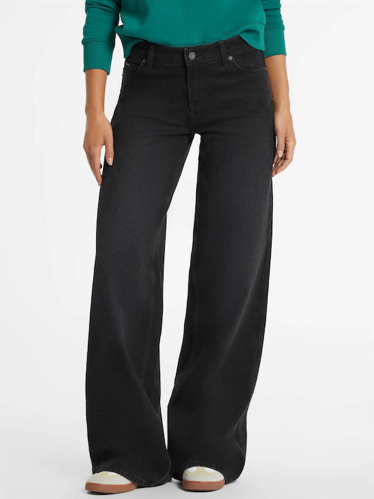 High Rise Women's Jean Pants in Relaxed Fit Black