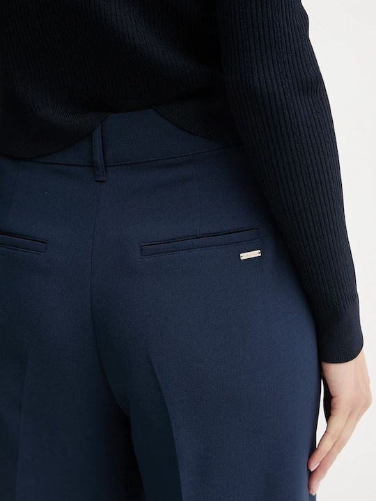 Damen Stoff Hose Blue