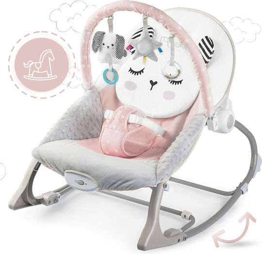 Nukido Elektrisch Baby Relax mit Vibration Rosa für Kind bis 18kg