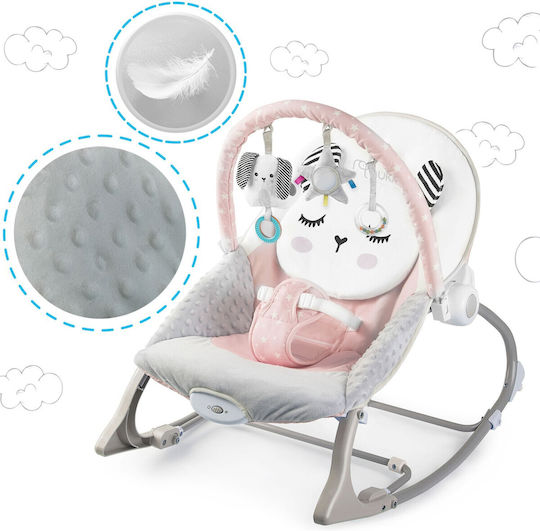 Nukido Elektrisch Baby Relax mit Vibration Rosa für Kind bis 18kg