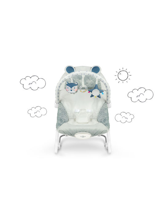 Ricokids Electric Relax pentru Bebeluși cu Vibrații Gri pentru Copil până la 18kg