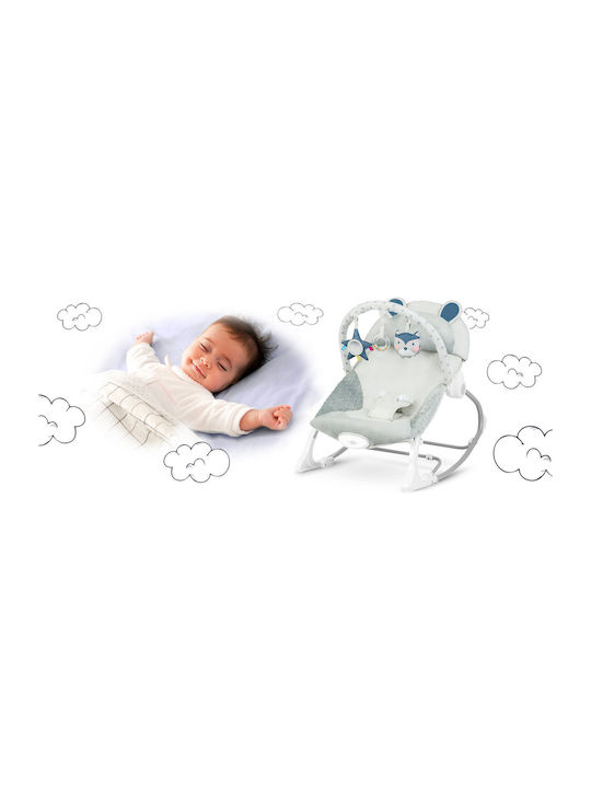 Ricokids Electric Relax pentru Bebeluși cu Vibrații Gri pentru Copil până la 18kg
