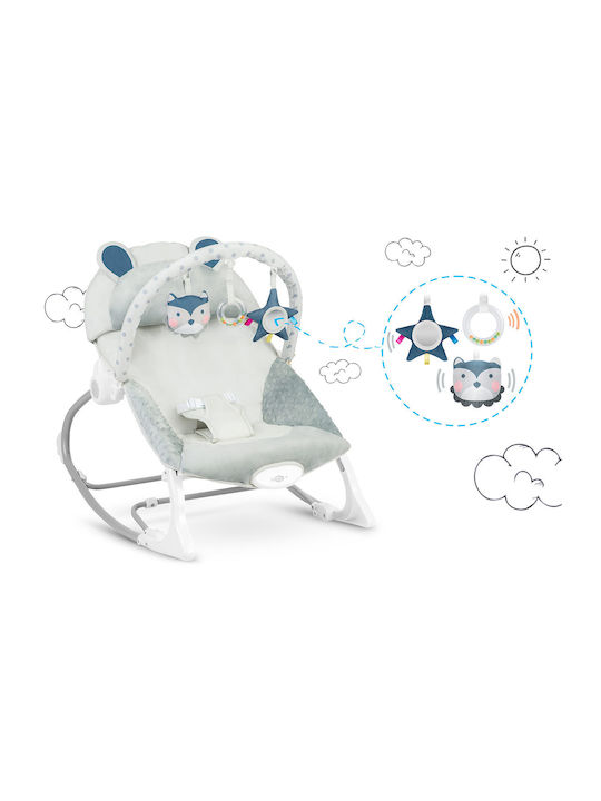 Ricokids Electric Relax pentru Bebeluși cu Vibrații Gri pentru Copil până la 18kg