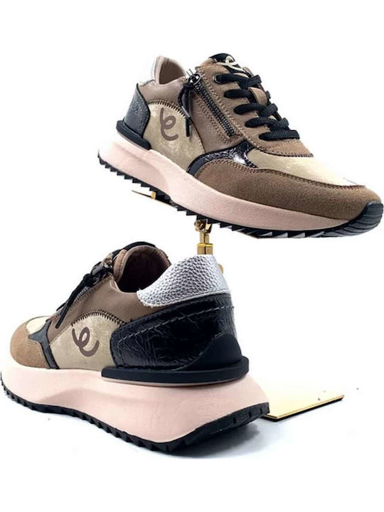 Damen Anatomisch Sneakers Taupe