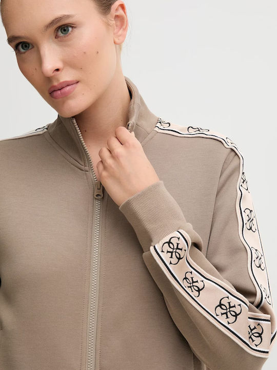 Britney Women's Sweatshirt Jacket Beige