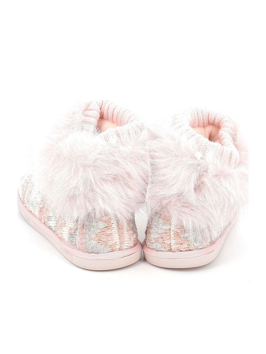 Closed Women's Slippers Pink