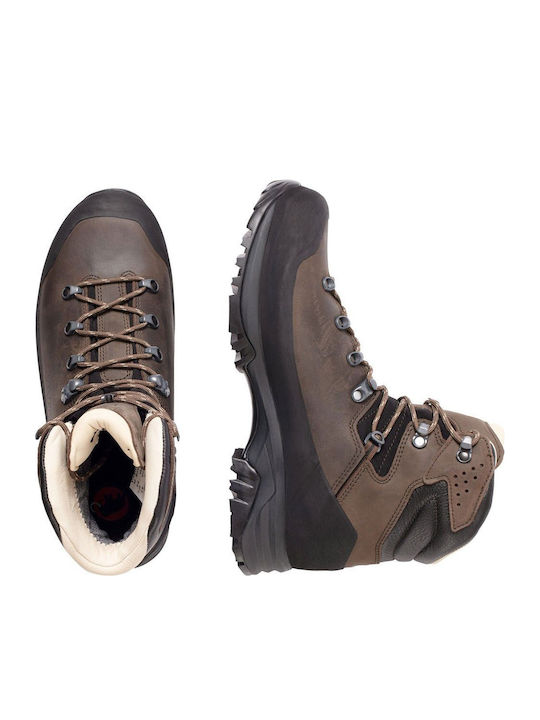 Mammut Men's Hiking Boots Waterproof with Gore-Tex Membrane Brown