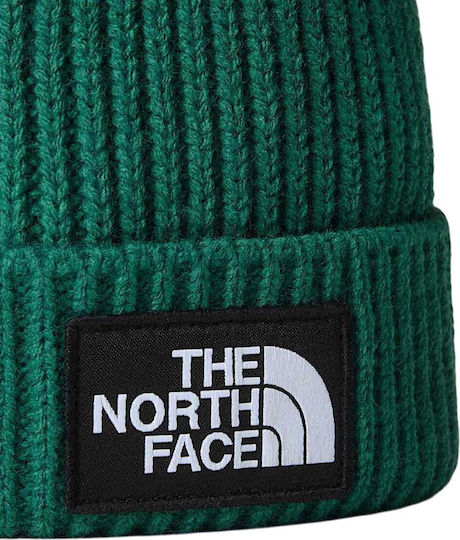Logo Box Beanie Männer Beanie Gestrickt in Grün Farbe
