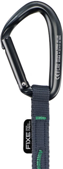 Fixe Puput Straight Grey Lockable Carabiner