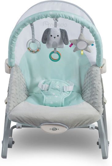 Nukido Elektrisch Baby Relax mit Vibration Grün für Kind bis 18kg
