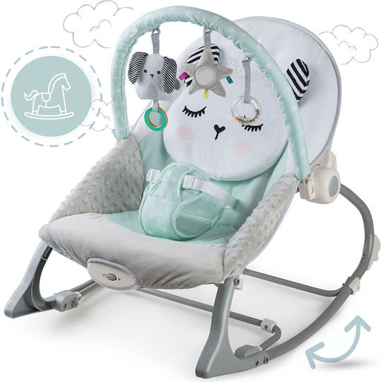Nukido Elektrisch Baby Relax mit Vibration Grün für Kind bis 18kg
