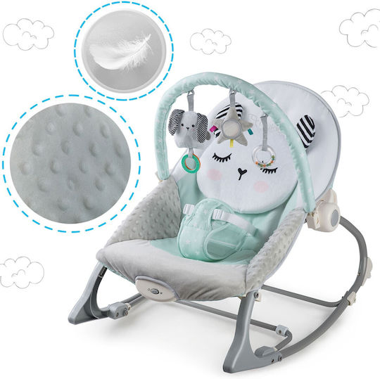 Nukido Elektrisch Baby Relax mit Vibration Grün für Kind bis 18kg