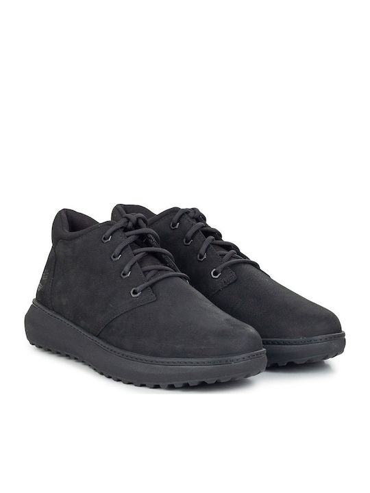 Leather Black Men's Boots