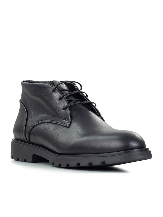 Leather Chukka Boots Black
