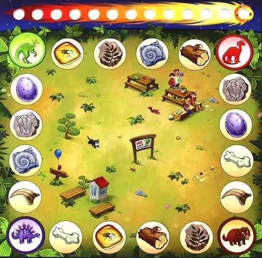 Board Game Dinosaur Park for 1-6 Players 3+ Years Old (PL) Egmont