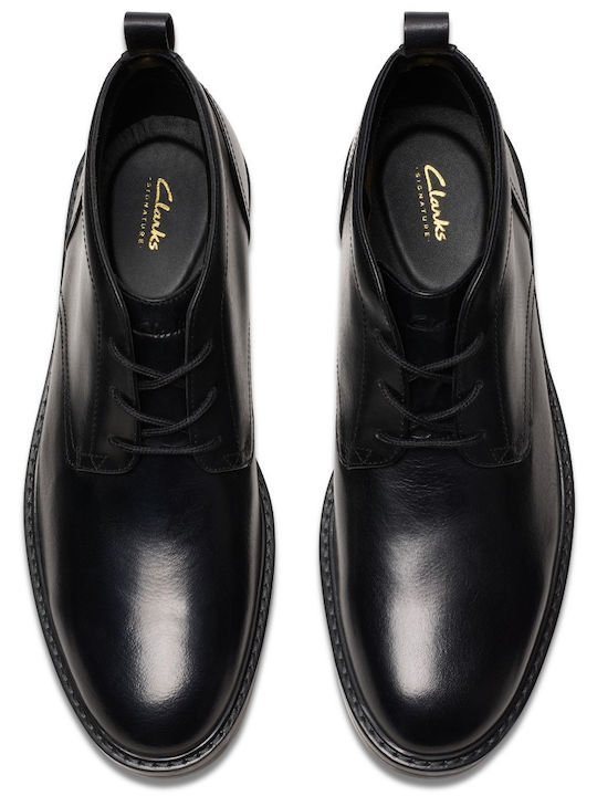 Aldwin Chukka Leather Black Men's Boots