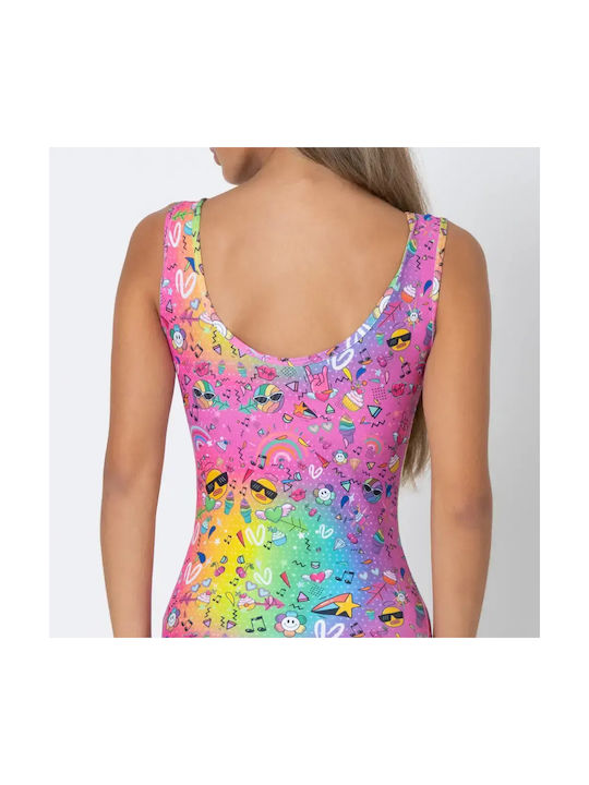 Regenbogen-Leotard