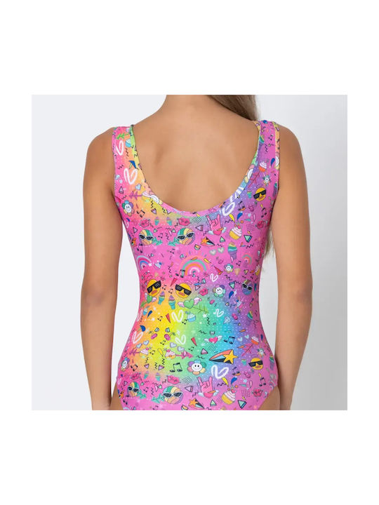Regenbogen-Leotard