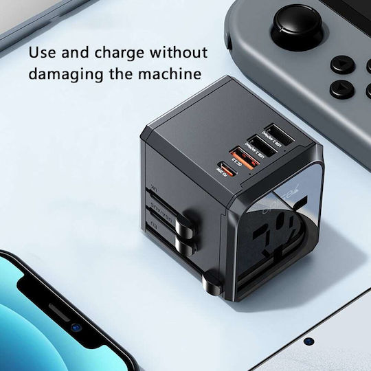 Yesido Steckdosenadapter von Universal zu Universal