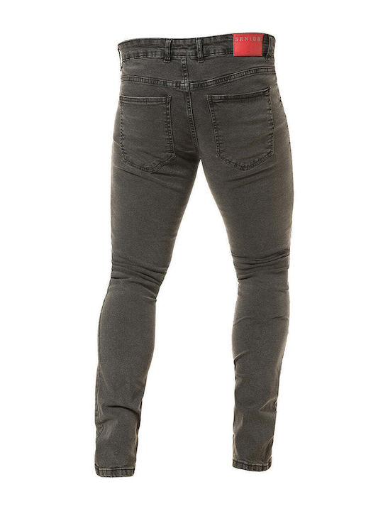 Herren Jeanshose Elastisch Grey