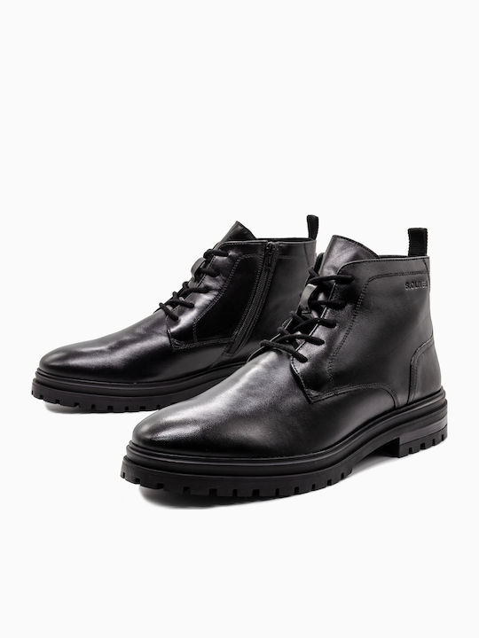 Leather Black Boots