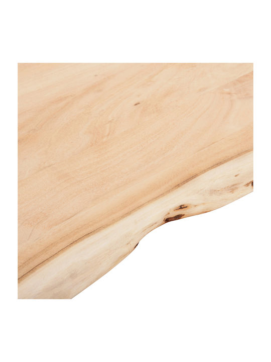 HomeMarkt Table Surface made of Solid Wood in Beige Color 160x90x4cm HM8505.21 1pcs
