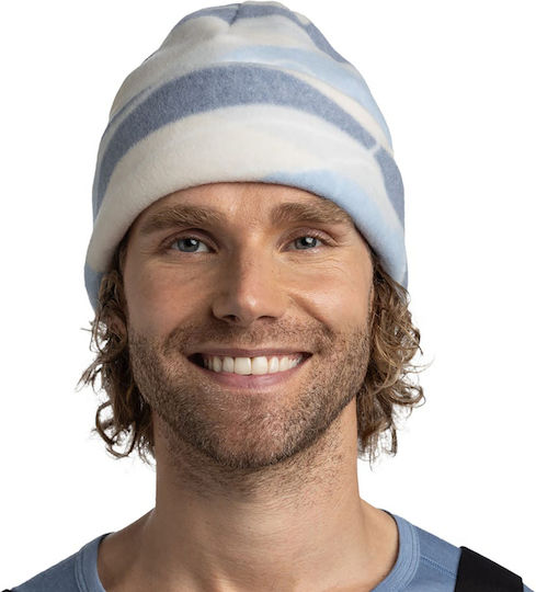 Beanie Unisex Σκούφος Πλεκτός σε Εκρού χρώμα