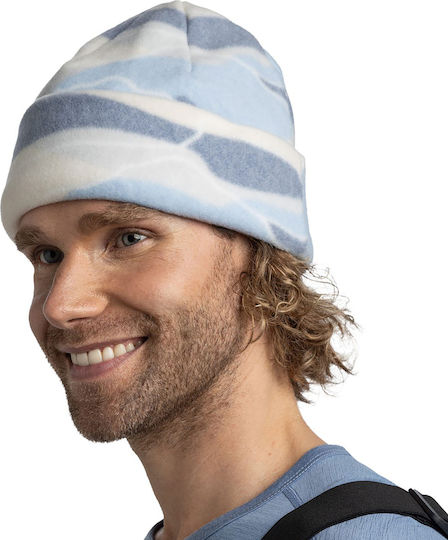 Beanie Unisex Σκούφος Πλεκτός σε Εκρού χρώμα